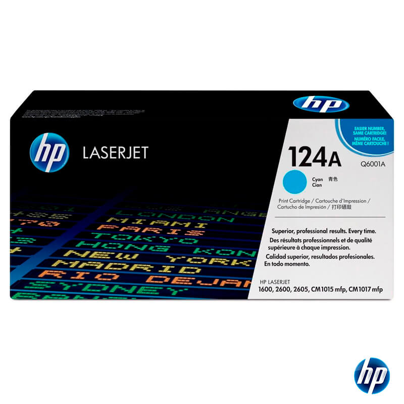 Cartucho Toner HP 124A Cian Q6001A - LYM DIGITAL