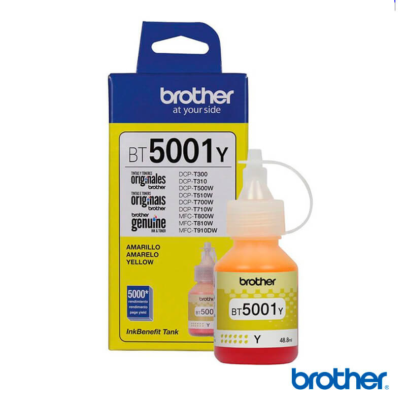 Tinta Brother BT-5001Y Yellow Dcp-T300W | LYM DIGITAL