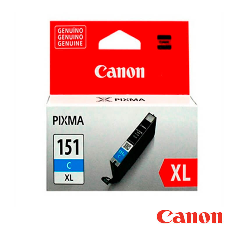 Tinta Canon CLI-151XL Cian IX6810/IP7210 | LYM DIGITAL