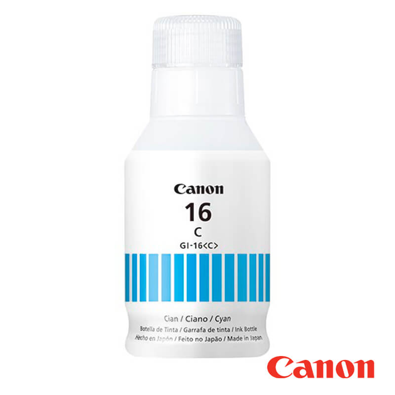 Tinta Canon GI-16C Cian GX6010/GX7010 | LYM DIGITAL