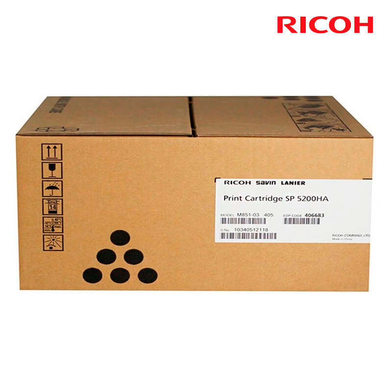 Toner Ricoh 406683 Negro SP 5200/5210 19K - LYM DIGITAL