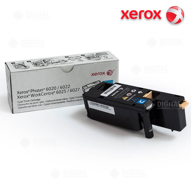 Tóner Xerox 106R02760 Cian 6027/6025 original 