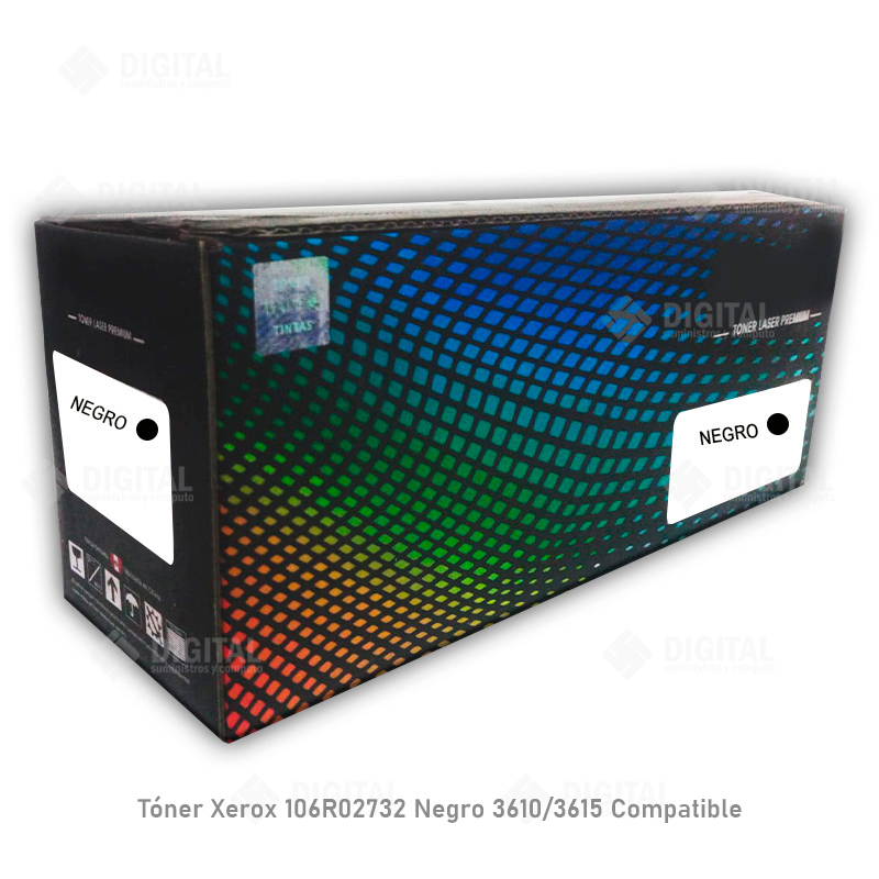Tóner Xerox 106R02732 Negro 3610/3615 Compatible - LYM DIGITAL