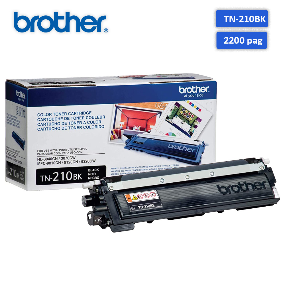 Remanufactured Brother TN210 (TN210BK) Toner Cartridge, Black, 2.2K Yield main image 0
